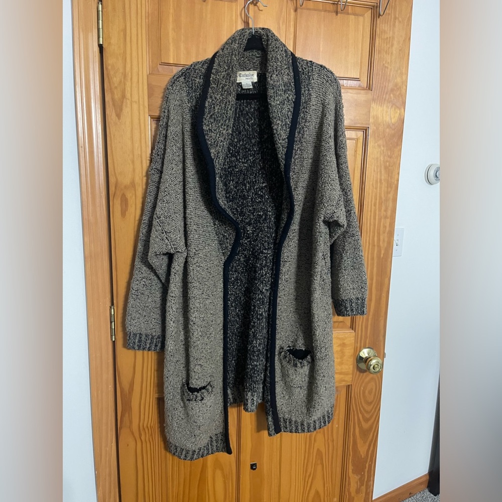 Exclusive Imports heavy knit coatigan